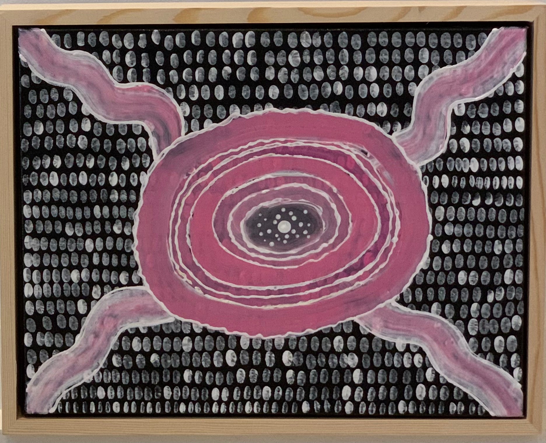 Aboriginal Painting | SallouArt | Acrylic artwork| coming home