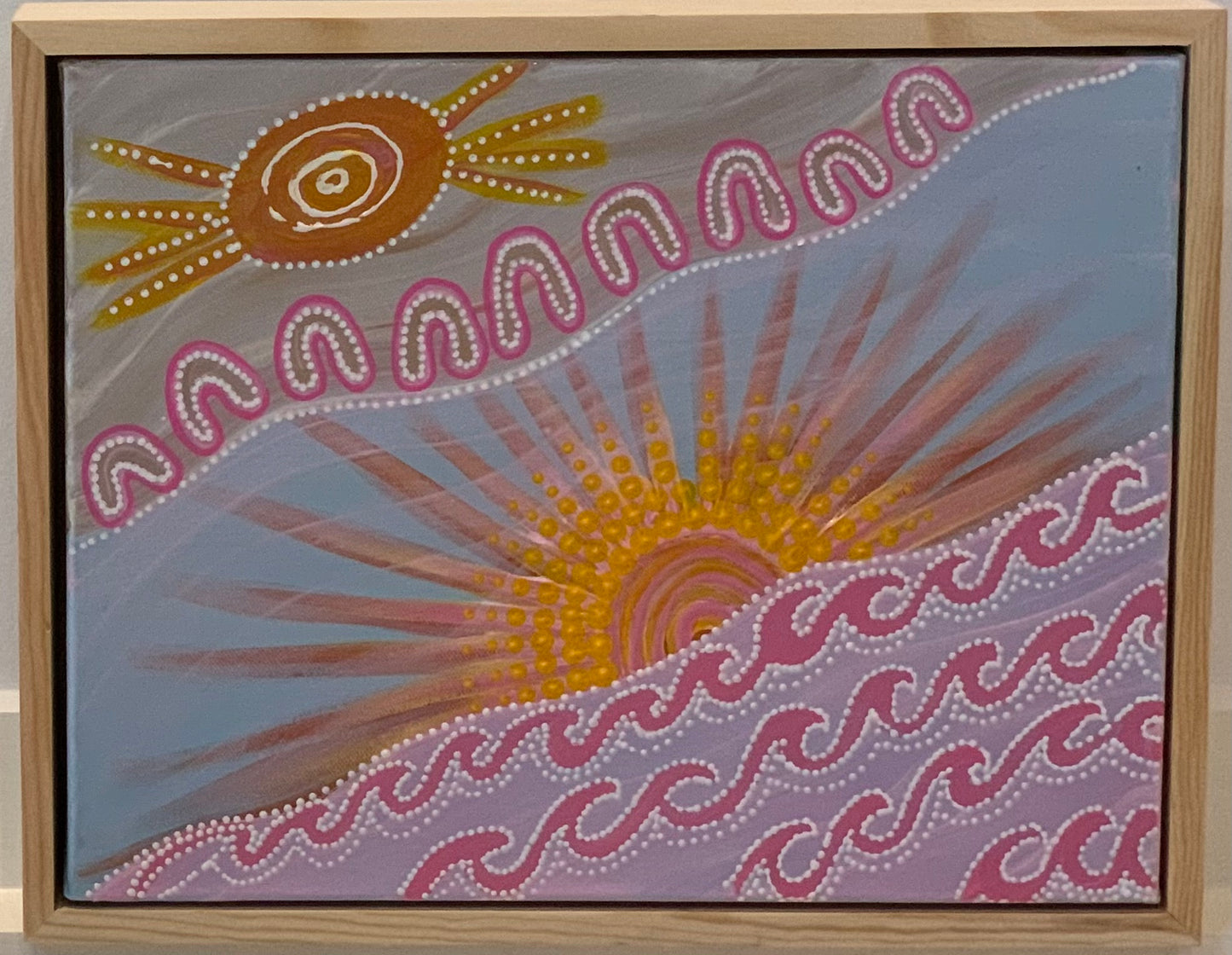 Aboriginal painting | SallouArt | Original Acrylic artwork 